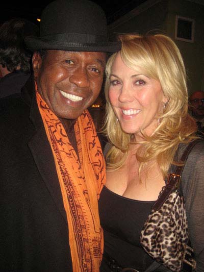 03-07-12 Ben Vereen and Heather Randall at the opening night party for "An Iliad" at the New York Theatre Workshop party room. 83 East 4th St. Tuesday night 03-06-12