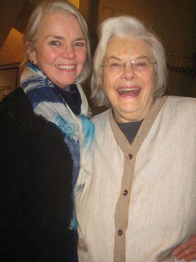 03-08-12 Susan Hilferty (L) and Lois Smith at "Celebrating Our Legacy" an Oral History Photographic Exhibition of The League of Professional Theatre Women at the New York Public Library for the Performing Arts at Lincoln Center. Wednesday night 03-07-12