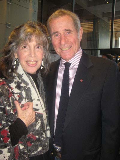 03-12-12 Wife Julie and Jim Dale at the exhibition "Star Quality: The World of Noel Coward" at the New York Public Library for the Performing Arts at Lincoln Center. Sunday night 03-11-12