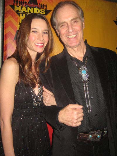 03-22-13 Wife Hayley DuMond and cast member Keith Carradine at the opening night party for "Hands on a Hard Body" at the Roseland. 239 West 52nd St. Thursday night 03-20-13