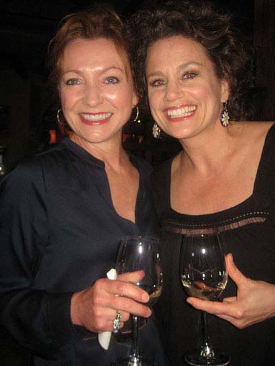 05-12-12 Host Julie White (L) and Cady Huffman at the Page 73 Productions Spring Benefit at City Winery. 155 Varick St. Friday night 05-11-12