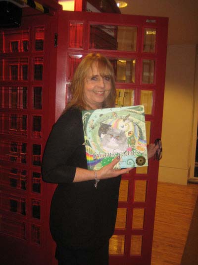 11-14-12 Author Diana C. Vickery with her children's book "The Magical Journeys of Swanky Pants" at a high tea at the British Consulate-General. 845 Third Ave. Tuesday afternoon 11-13-12