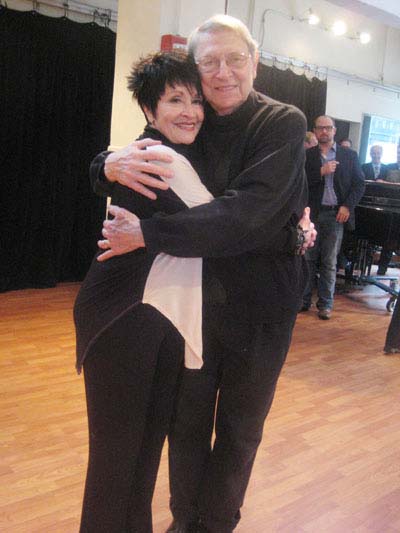 11-22-11 Cast members Chita Rivera. John Cullum at a rehearsal of "The Visit" at Shetler Studios. 244 West 54th St. Monday morning 11-21-11