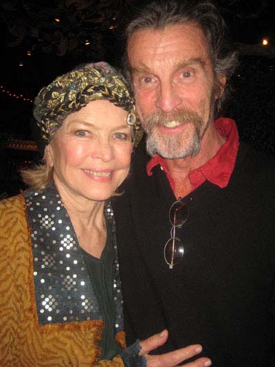 .10-31-11 Ellen Burstyn and John Glover at the opening night party for "The Atmosphere of Memory" at the Knickerbocker restaurant 33 University Place. Sunday night 10-30-11