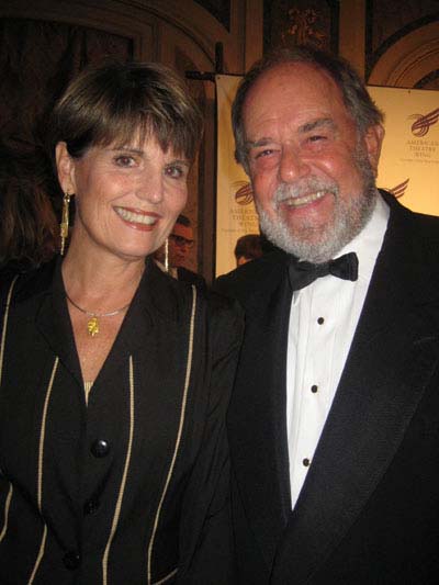 09-27-11 Lucie Arnaz and Laurence Luckinbill at the 2011 American Theatre Wing Gala honoring Sir Howard Stringer at the Plaza Hotel. Fifth Avenue & Central Park South.. Monday night 09-26-11