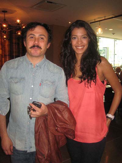 09-29-11 Director Gerardo Naranjo and actress Stephanie Stigman at a Q &A following the screening of "Miss Bala" at the Elinor Bunin Monroe Film Center. 144 West 65th St. Tuesday morning 09-27-1