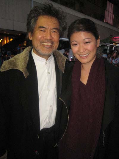 10-14-12 David Henry Hwang and Jennifer Lim at the opening night for "Who's Afraid of Virginia Woolf?" at the Booth Theatre. 222 West 45th St. Saturday night 10-13-12