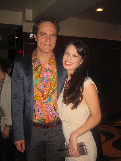 10-05-12 Cast members Michael Shannon and Kate Arrington at the opening night party for "Grace" in the Copacabana. 268 West 48th St. Thursday night 10-04-12