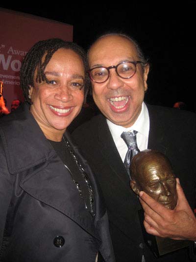 10-04-11 S. Epatha Merkerson and George C. Wolfe at the Stage Directors and Choreographers Foundation (SDCF) honoring George C. Wolfe with the "Mr. Abbott" Award at a Gala at the Edison Ballroom. 240 West 47th St. Monday night 10-03-11