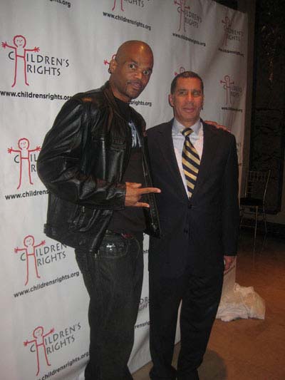 10-05-11 Darryl 'DMC' McDaniels (L) and Former Governor David Paterson at the Children's Rights Sixth Annual benefit to honor Douglas Durst at the Plaza Hotel. Fifth Ave & Central Park South. Tuesday night 10-04-11