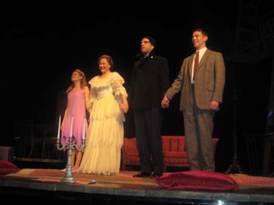 09-27-13 Curtain call at the opening night for "The Glass Menagerie" at the Booth Theatre. 222 West 45th St. Thursday night 09-26-13.  photo by:  aubrey reuben