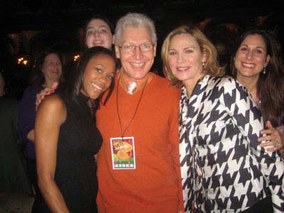 12-07-11 Judges (L-R) Nikki M. James. Tony Sheldon. Kim Cattrall. Stephanie J. Block at the 23rd Annual Gypsy Competition at the New Amsterdam Theatre. 214 West 42nd St. Tuesday afternoon 12-06-11