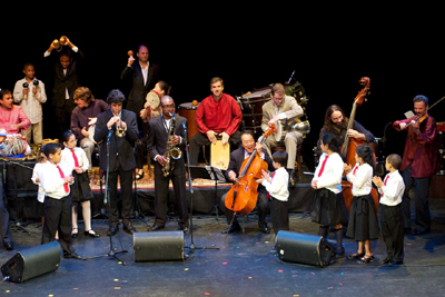 The Silk Road Ensemble with Yo-Yo Ma and students of the Harbor Conservatory for the Performing Arts in Journey of a Dream, performed at Boys & Girls Harbors 19th Salute to Achievement, June 10, 2011