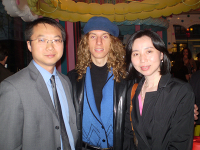 Dylan Meek with special guests from China