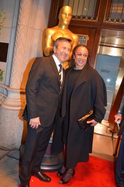 Daniel Boulud and Law & Order's Epatha Merkerson .  photo by:  rose billings