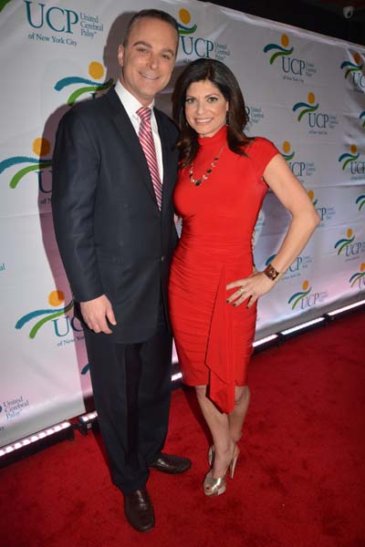  Scott Stanford, Co-Anchor PIX 11 News and Co-Host for Santa Project Party, Tamsen Fadal...photo by:  rose billings