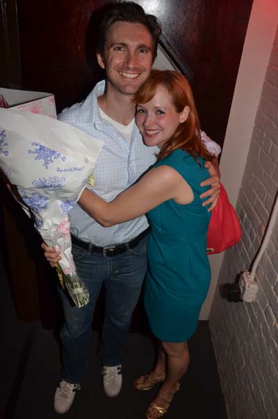 Jamey Isender (Grease) and girlfriend Lauren Stanford.  Photo by:  Rose Billings