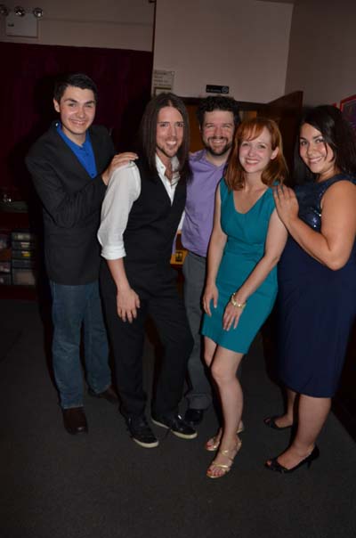 The competition for The Metro Star Tony Panella, Jason Morris, Stephen Mitchell Brown, Lauren Stanford and, Vanessa Diaz.  Photo by:  Rose Billings