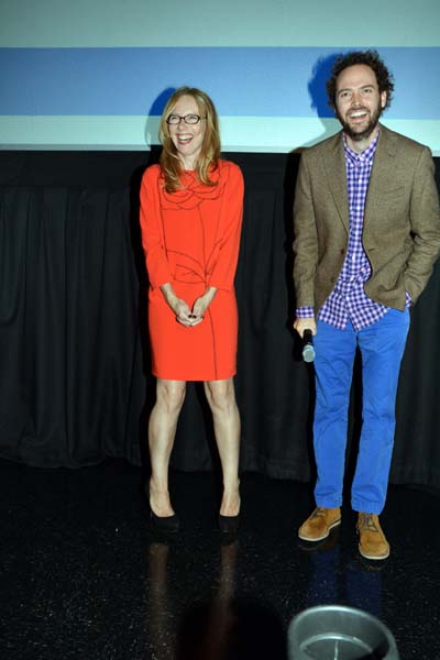 Amy Ryan and Drake Doremus at East Coast Premiere of Breathe In.  photo by:  rose billings