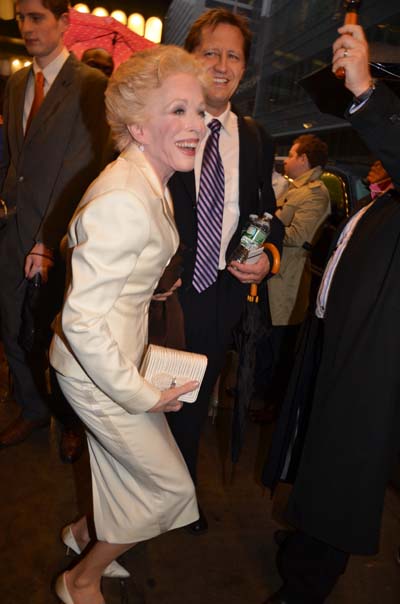 Holland Taylor arriving at The 58th Drama Desk Awards at Town Hall 