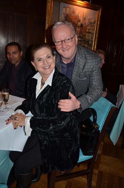 Pamela Maurice and Stephen McNulty celebrating 2013 at The National Arts Club 