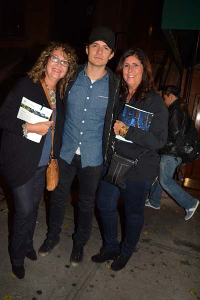 Joanne Tozzi, Orlando Bloom, Lori LongO.  photo by:  rose billings