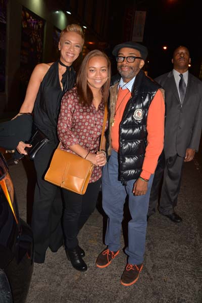 Spike Lee and family .  photo by:  rose billings