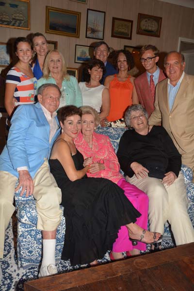 Ted Hartley, Dina Merrill Hartley, Christine Andreas,, Cornelia Bregman.  Photo by:  rose billings