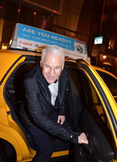 Steve Martin leaving 58th Drama Desk Awards