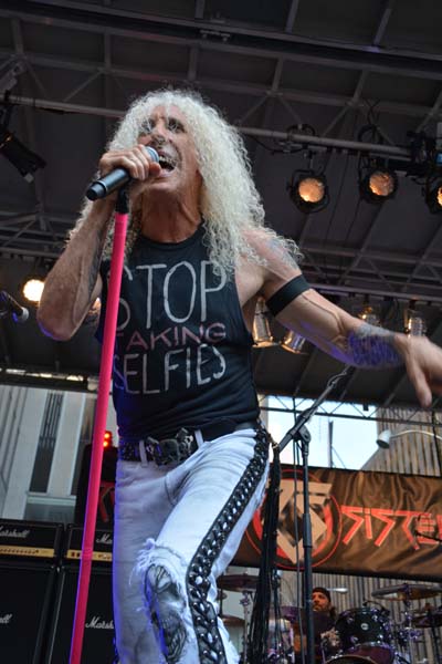 Dee Snider, Lead Singer Twisted Sister.  Photo by:  Rose Billings