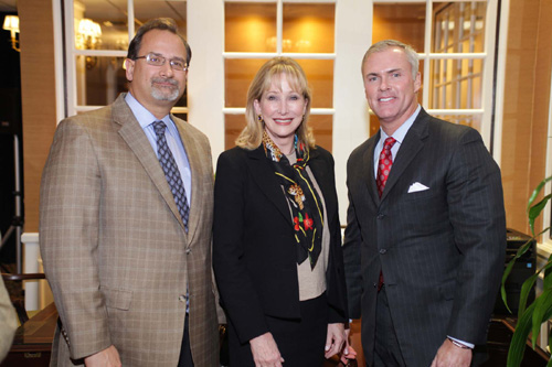 Dr. Constantine G. Lyketsos, Susan Keenan, and James Meany.