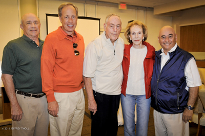 Michael Lipton and Michael Block, Event Co-chairs; Ron Krancer, Presenting Sponsor; Ellen Sarnoff, Signature Sponsor; David Kreisman, Event Co-chair