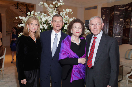 Sherry and Kenneth Endelson, Diane Belfer, Ambassador Moshe Arad