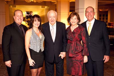 David & (event co-chair) Lisa Goodman, honoree Larry Phillips,