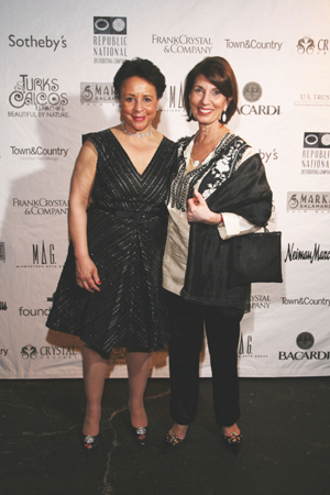 FoundCare's  Votre Sant honorary chairmen Sheila Johnson and 