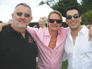 Alphonso Guardino, Carson Kressley and Peter Paranicas at On the Bay 2007 