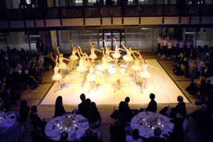 Advanced students perform an original work commissioned for the School of American Ballet's Winter Ball at Lincoln Center.