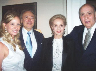 El Museo 2008 Gala Chairs, Yaz and Valentn Hernndez with Carolina and Reinaldo Herrera.  