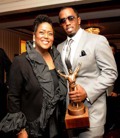 Jackie Robinson Foundation ROBIE Honorees  Ingrid Saunders Jones and Sean Combs  