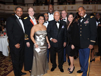 Al Roscoe & Colonel Diane Reya Colonel & Mrs. Irving Smith, Colonel Mike Endress, Hon. David N. Dinkins, Archie Elam and Major & Mrs. Michael Burns