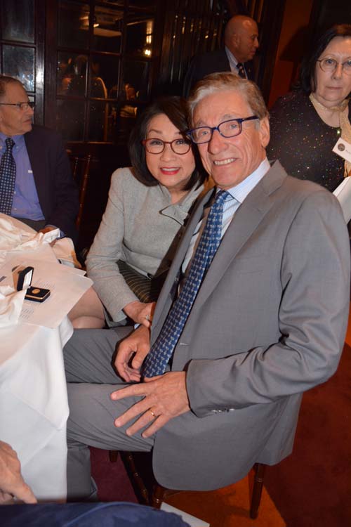  Connie Chung and her husband Gold Circle Honoree Maury Povich.  Photo by: Rose Billings/Blacktiemagazine.com