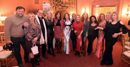 L to R: Sasha Gegera and Tatyana Horoshko Gegera, Errol Rappaport, Keri Pendergast, Marcia Minassian, Ruth Rose, Valerie DelHomme, Maria Jacobello Galasso, Lorraine Silvetz,  Jessica Regan, Quinn Lemley, Gay Rosen, Judy Gilbert 