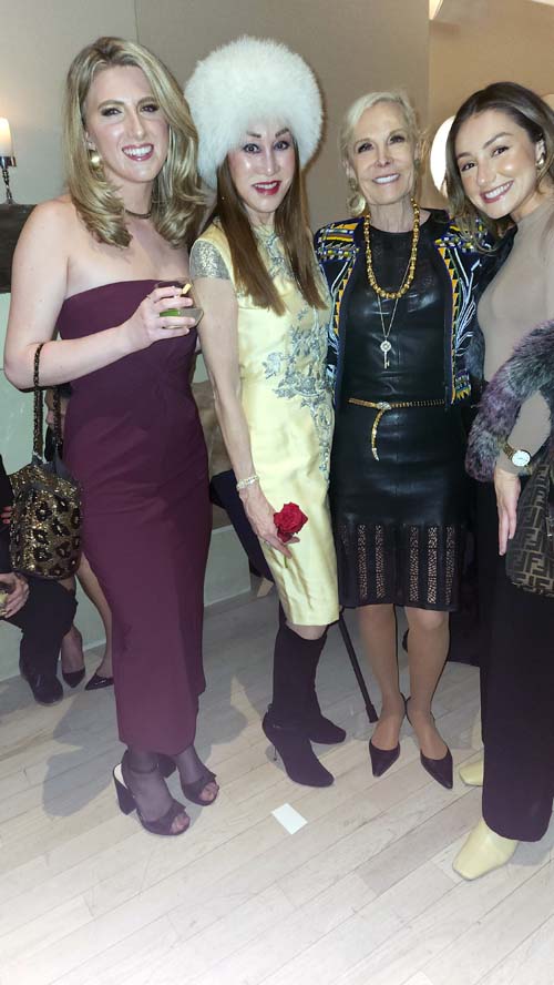 Caroline Downey, Lucia Hwong Gordon, Michele Herbert and Isabella Redjai.  Photo by: Rose Billings/Blacktiemagazine.com