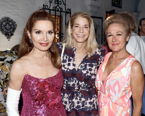 Jean Shafiroff, Candace Bushnell, Kim Dryer (Photo Credit: Annie Watt Agency) 