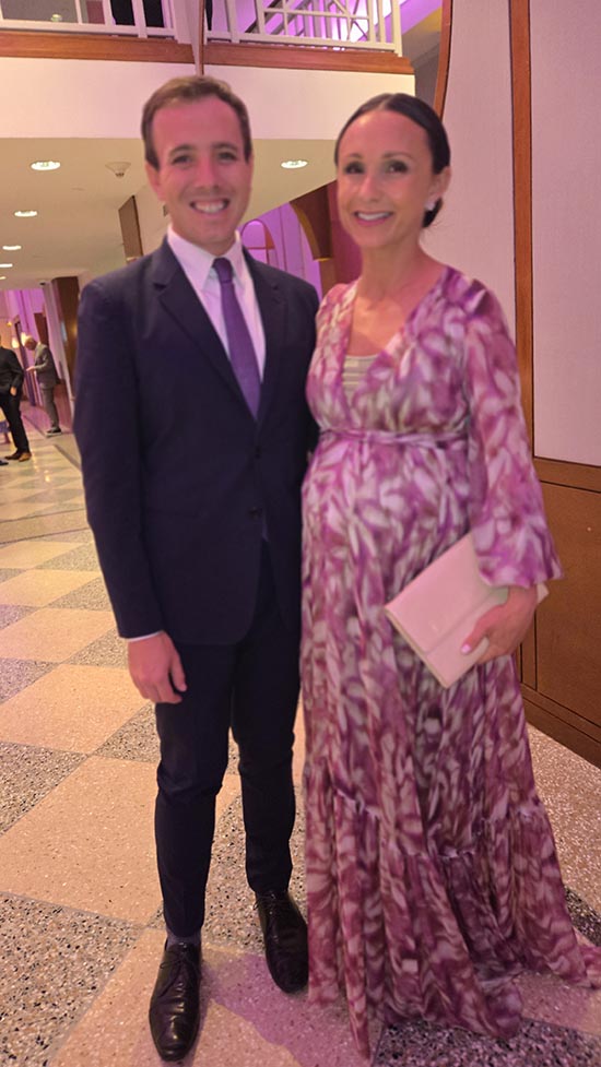 Alex and Georgina Bloomberg