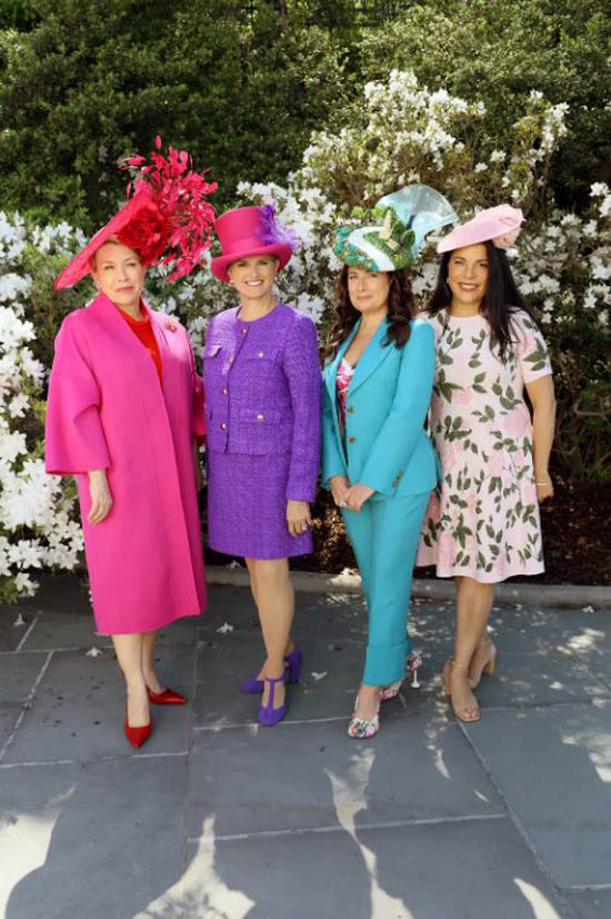 Luncheon Co-chairs Julia Weld, Bonnie Comley, Jenny Segal, Ranika Cohen