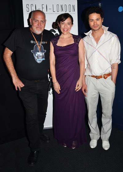 Louis Savy (Festival Director), Katherine Boynton (actress),  Christian Carroll (Director, Writer, Producer, Actor) Photo by: Chris Harvey