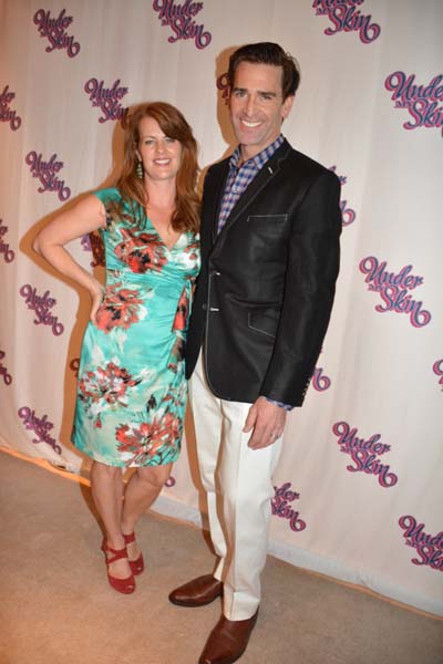 Matt Walton The Leading man and his wife Alicia Hurst.  Photo by:  Rose Billings/Blacktiemagazine.com