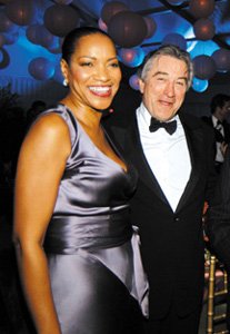 Grace and Robert DeNiro at The Juilliard School