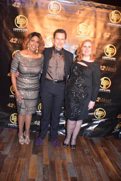 Jennifer Holliday, Jacob Langfelder, and SiriusXM's Julie James .  Photo by:  Rose Billings/Blacktiemagazine.com